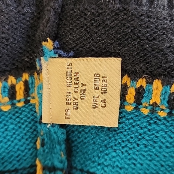 Powder River Outfitters Panhandle Slim Faux Fur Trim Cardigan Belted Aztec Print - Picture 6 of 8